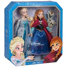 마텔 겨울왕국 프리미엄 컬렉션 안나와 엘사 공주인형 CKL63, 혼합 색상, 1개