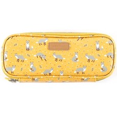 ARDIUM 動物積木筆袋, 芥末黃狐狸, 1個