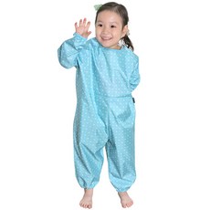 Plie 全身藝術禮服，常規心形波點 M, 1 個, 天空