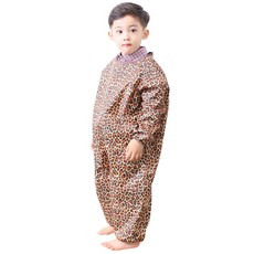 Plie 全身藝術禮服一般型豹紋M, 1 個, 棕色的