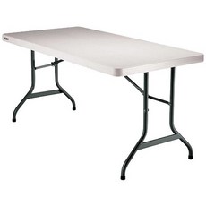 LIFETIME 접이식 기본 테이블, 화이트