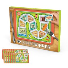 프레드앤프렌즈 디너위너 아동용 식판, 오리지널오렌지 + 그린, 12개