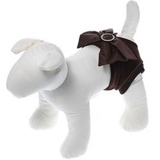 寵物可愛公主款衛生內褲 棕色, 小型, 1件