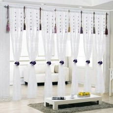 리빙존 레이스 망사커튼