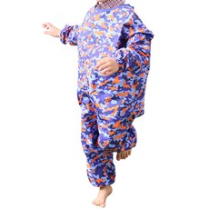 plie 軍事全身美術圍裙 軍事 L, 1 個, 藍色