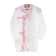 난쟁이똥자루 신생아용 레이스 배냇저고리 만들기 DIY, 화이트, 1개