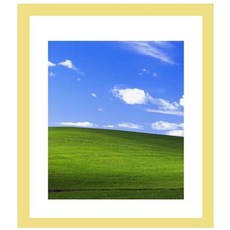 심플 포토 액자 액자단품, 머스타드, 1개