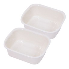 창신리빙 사각 설거지통, 브라운마블, 2개