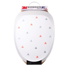 3M 北歐風馬桶蓋, 白色, 1個