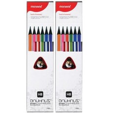 MONAMI 慕那美 三角橡皮擦鉛筆, 2個, B