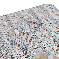 Mom's Art 野餐墊+收納袋 藍色, 1組