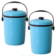 SUZICNL 廚餘桶 2L, 2 個, 藍色