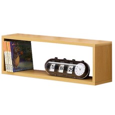 4MERIT 長方形層架 600, 楓木色, 1層