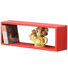 포메리트 직사각 선반 600, 레드, 1단