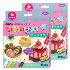 아모스 5000 탱탱아이클레이 코디펜세트, 혼합 색상, 2개, 1개