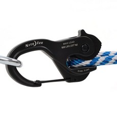 NITE IZE CamJam XT 鋁製快扣組, 黑色, 1個