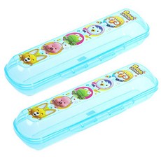 뽀로로 편한 교육용 젓가락 케이스, 블루, 2개