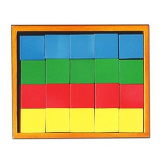 창의와날개 원목 멀티큐브, 1개