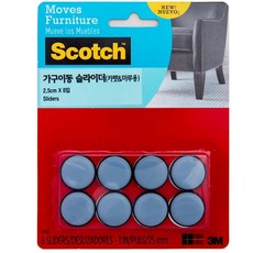 스카치 가구이동 슬라이더 카펫 마루용 8입 SP643, 1개 1개