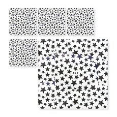 카카스 네일스티커 별, 블랙