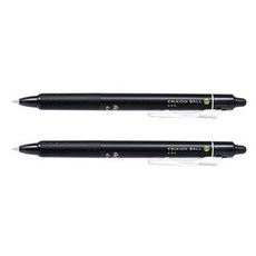 PILOT FRXION Pilot Frixion按壓式, 黑色, 0.7mm, 2個