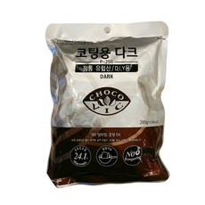 초코빅코팅용-다크, 200g, 1개