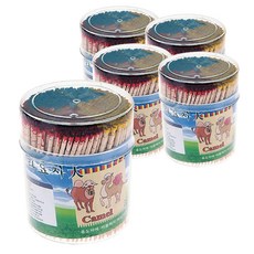 ABM 영수 칼라요지 대, 혼합색상, 5개, 5개