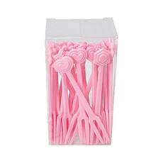 씨에스동양상사 과일꽂이, 연핑크, 30개입, 1개