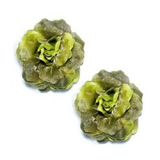장미꽃집게 12cm, 카키, 2개