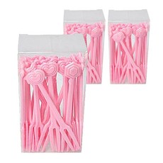 씨에스동양상사 과일꽂이, 연핑크, 30개입 x 3개, 1개