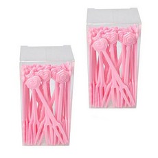 씨에스동양상사 과일꽂이, 연핑크, 30개입 x 2개, 1개