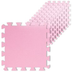 지앤마 퍼즐매트 12mm 10개입, 라이트핑크, 10개