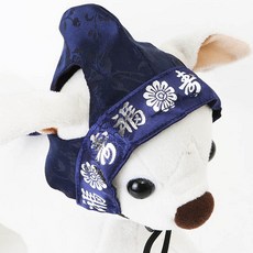 ITS DOG 寵物高級銀箔福巾, 海軍藍