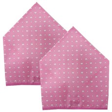 Plie 孩童愛心印花頭巾 2入