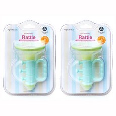 베지터블베이비 친환경 딸랑이, 트럼펫, 2개