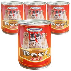 헬로도기 캔, 4개, 400g, 소고기
