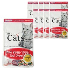 더캣츠 고양이 스프 파우치 간식, 가다랑어, 50g, 10개 가다랑어, 50g, 10개