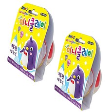 아모스 미니클레이 펭귄만들기, 혼합 색상, 50g, 2개