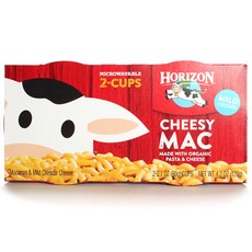 Horizon 치지 맥 마카로니 & 마일드 체다 치즈 2개입, 120g, 1개