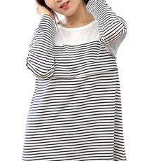 Motherlike 條紋寬鬆孕哺上衣