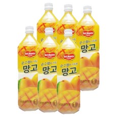 델몬트 순수함이 가득한 망고, 6개, 1L, 6병