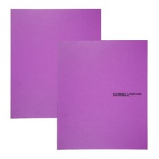 ECO Chungwoon Eco Mini 3孔活頁夾 A4, 2個, 紫色