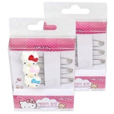 바이하츠 헬로키티 캐릭터 옷핀, 혼합색상, 3개입 x 2개