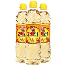 오뚜기 2배 양조식초, 900ml, 3개