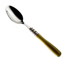 부가티 아리아나 커피스푼 16.5cm, 그린, 1개, 1개