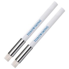 토소웅 스팟 모공 브러쉬, 흰색, 2개