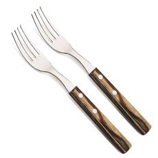 TRAMONTINA la historia牛排叉, 棕色, 2支