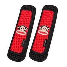 세경사 폴프랭크 성인 안전벨트 커버 2개입, 레드, 1세트