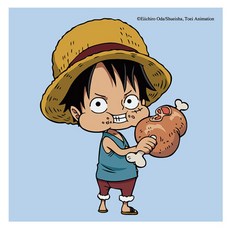 ALB 一件畫美食路飛 30 x 30cm, 混色, 1 個