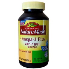 Nature Made 萊萃美 Omega 3 Plus軟膠囊, 205顆, 1瓶